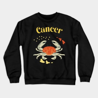 Cancer Star Sign Zodiac Crewneck Sweatshirt